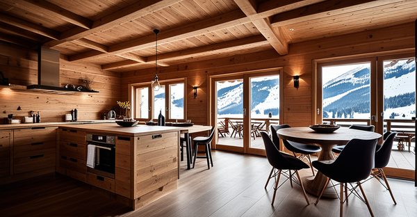 Chalet en bois dans le grand est : confort et style réunis