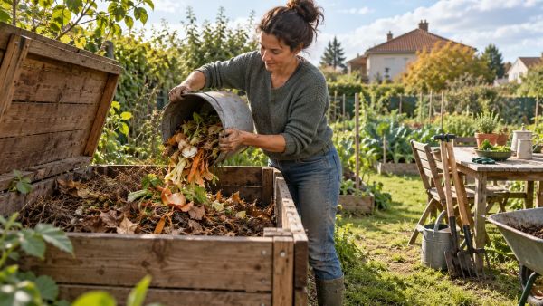 Découvrez comment un bac à compost peut minimiser vos déchets