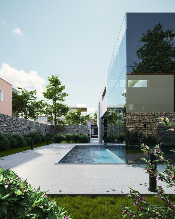 Les atouts d'une piscine en béton sur mesure et durable